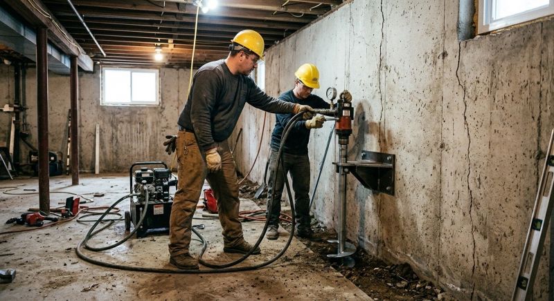 Basement Stabilization in Richmond, TX