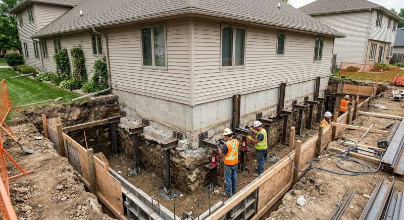 Basement Underpinning in Richmond, TX