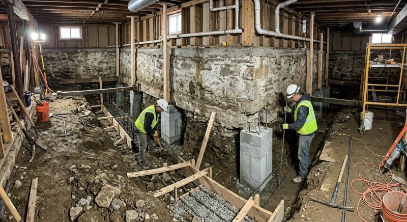 Basement Underpinning in Richmond, TX