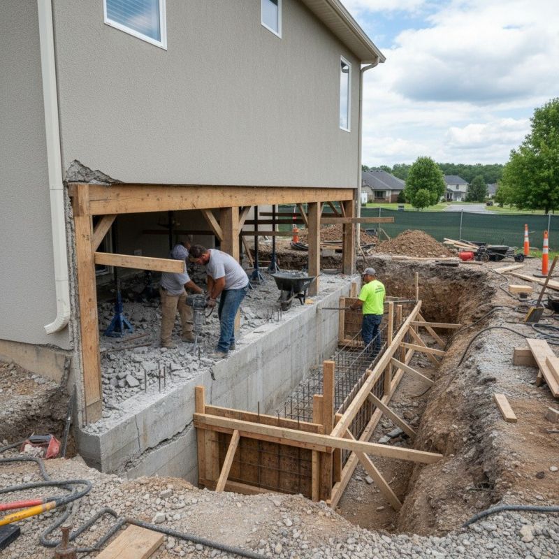 Building Foundation Repair in Fort Bend County, TX