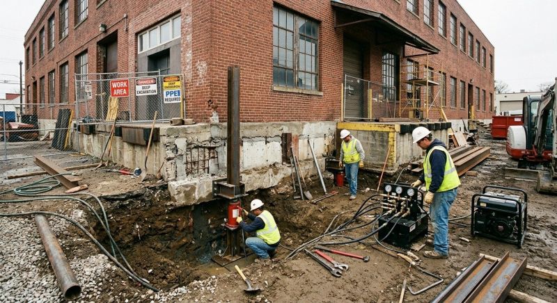 Building Foundation Repair in Guy, TX