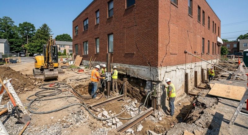 Building Foundation Repair in Guy, TX