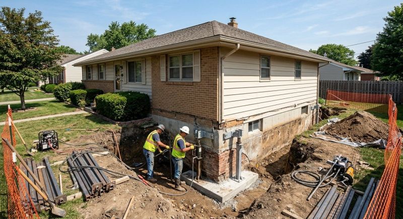 Building Foundation Repair in Missouri City, TX