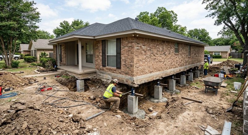 Concrete Foundation Leveling in Katy, TX