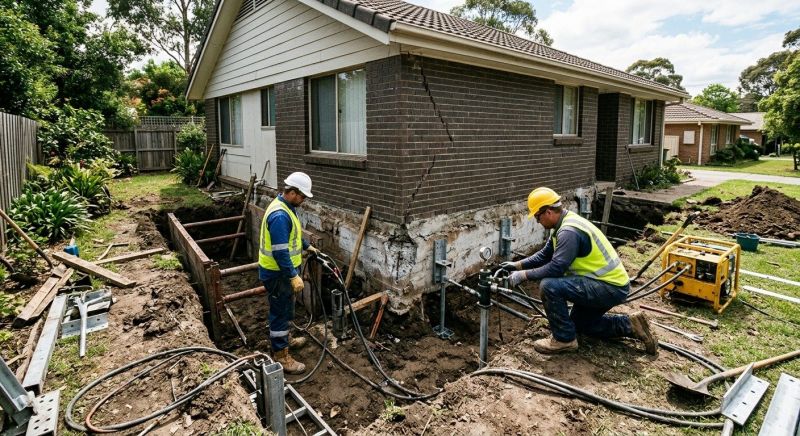 Concrete Foundation Repair in Katy, TX