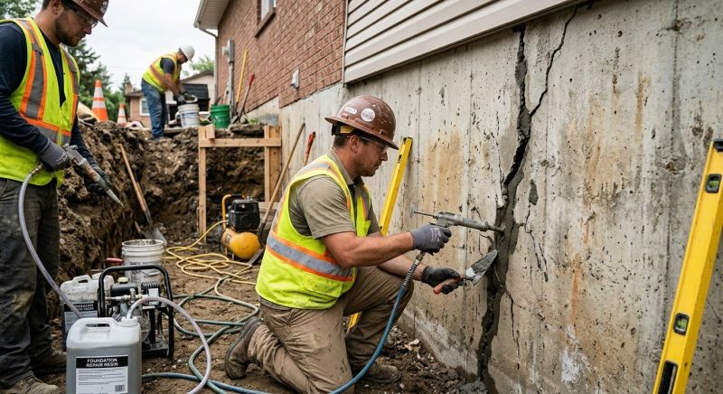 Cracked Foundation Repair in Katy, TX