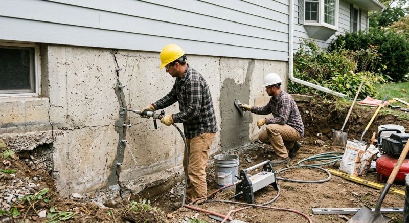 Cracked Foundation Repair in Richmond, TX