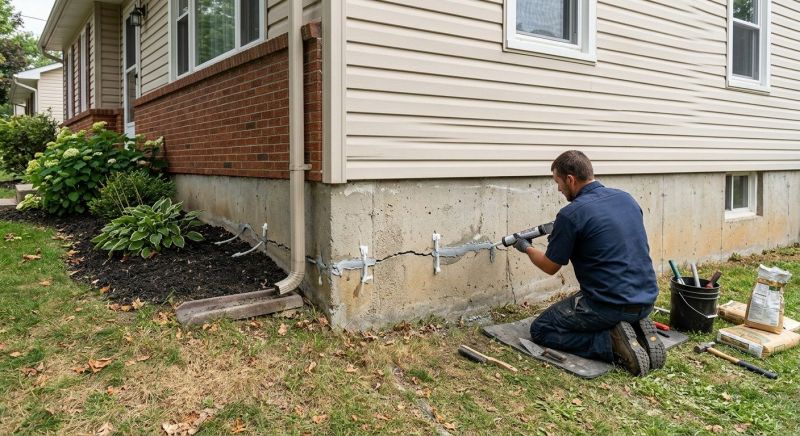 Cracked Foundation Repair in Wallis, TX