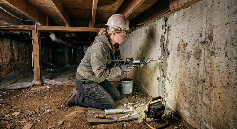 Crawlspace Foundation Repair in Brookshire, TX