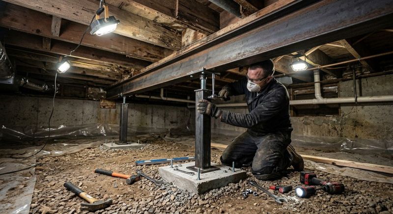 Crawlspace Structural Repair in Richmond, TX