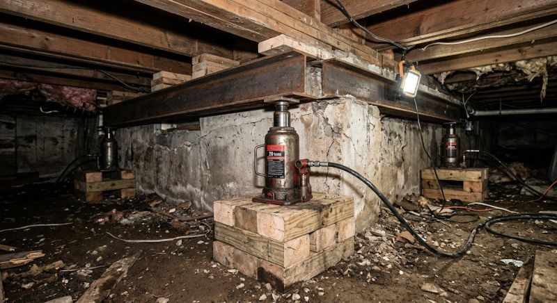 Foundation Jacking in Rosenberg, TX