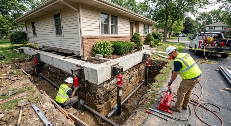 Foundation Jacking in Simonton, TX