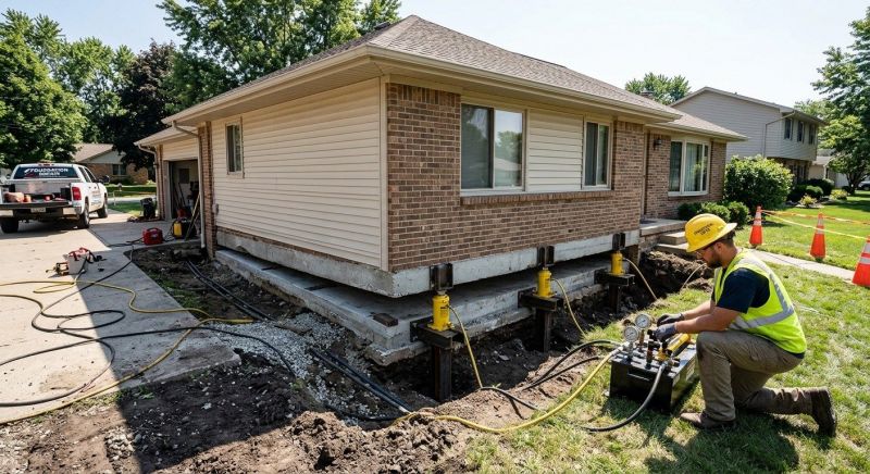 Foundation Lifting in Brookshire, TX