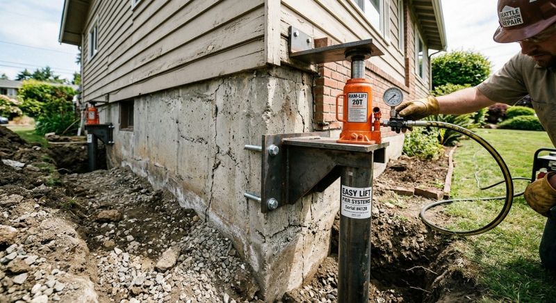 Foundation Lifting in Houston, TX