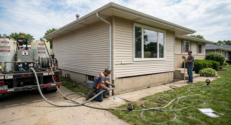 Foundation Lifting in Katy, TX