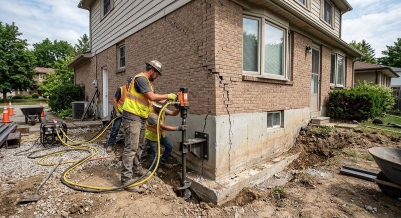 Foundation Lifting in Sugar Land, TX