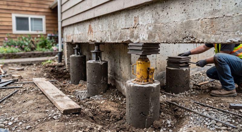 Foundation Pier Leveling in Richmond, TX