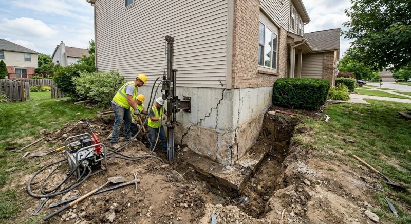 Foundation Stabilizing in Fulshear, TX