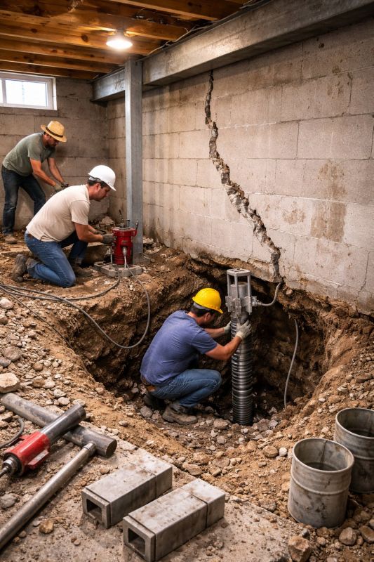Foundation Structural Repair in Needville, TX