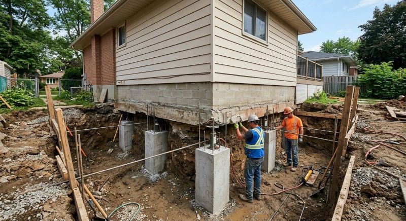 Foundation Underpinning in Richmond, TX