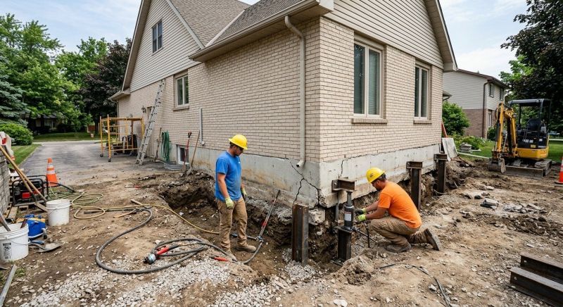 Helical Pile Installation in Richmond, TX