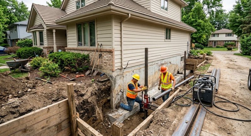 Home Foundation Repair in Wallis, TX