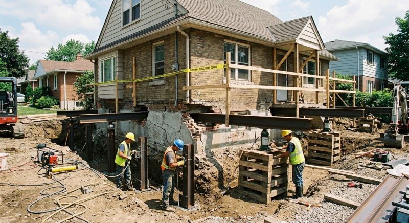 House Foundation Repair in Guy, TX