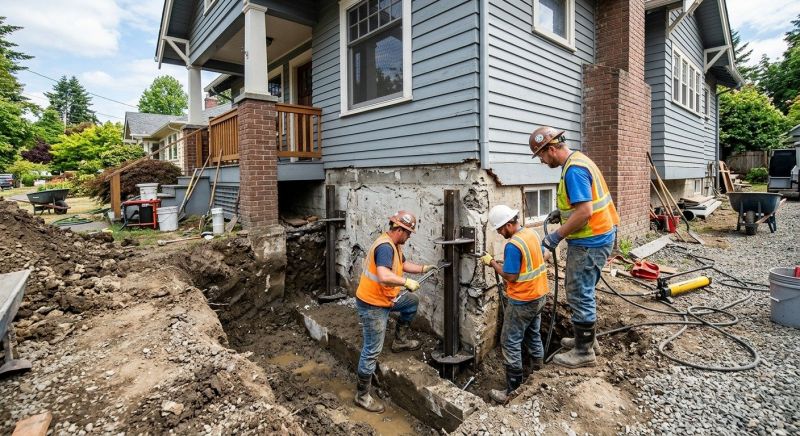 House Foundation Repair in Sugar Land, TX