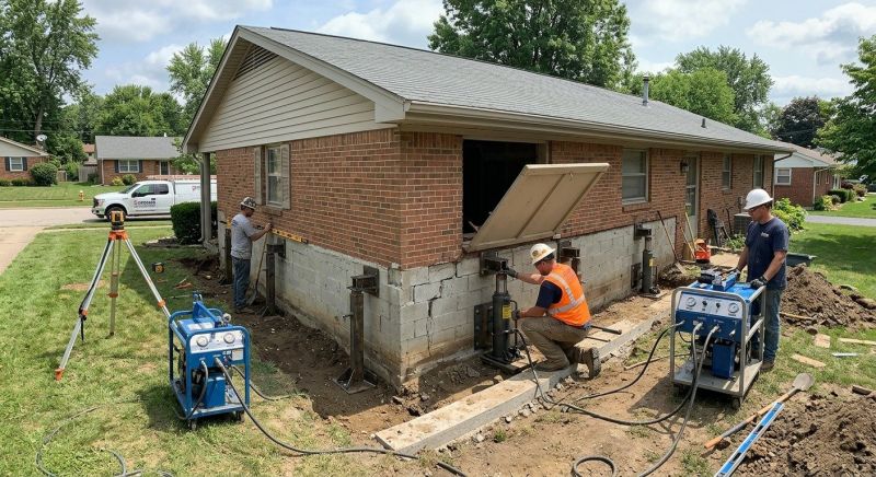 House Leveling in Rosenberg, TX