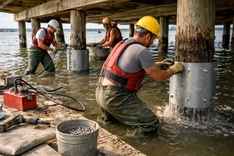 Piling Repair in Wallis, TX