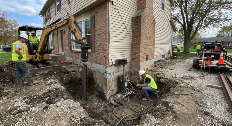 Sinking Foundation Repair in Beasley, TX