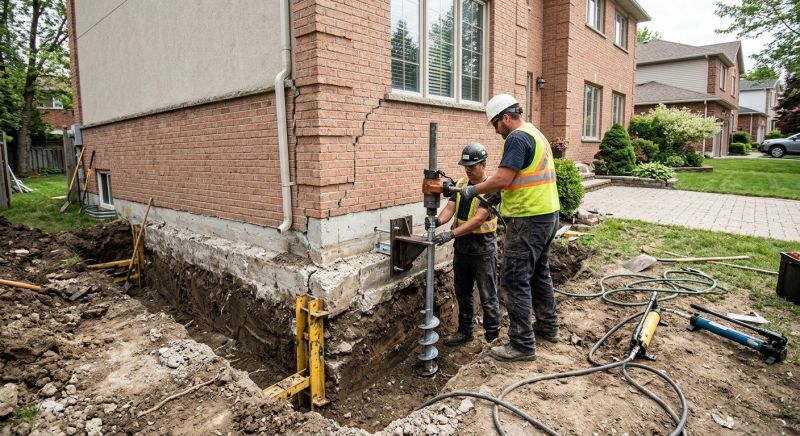 Sinking Foundation Repair in Fulshear, TX