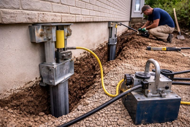 Sinking Foundation Repair in Needville, TX