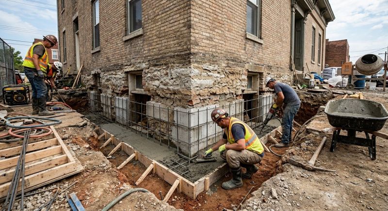 Underpinning Repair in Richmond, TX